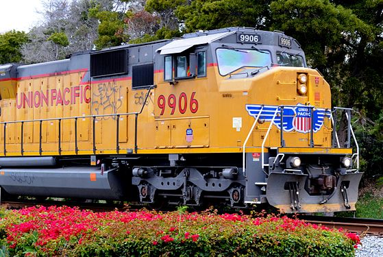 Union Pacific GE ES44AC #9906 - Summerland, California