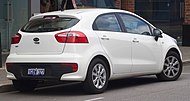 Facelift Kia Rio 5-door hatchback (rear)