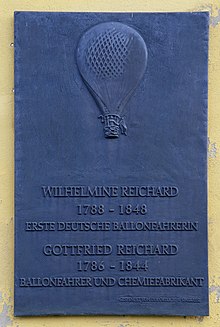 Gedenktafel am Reichardhaus in Döhlen