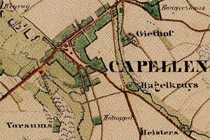 Location on the original cadastral map from 1846