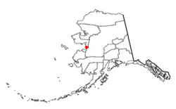 Ubicación de Unalakleet, Alaska