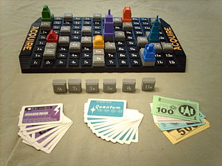 <i>Acquire</i> board game designed by Sid Sackson