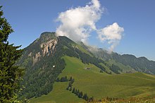 Blick vom Ächerlipass zum Stanserhorn