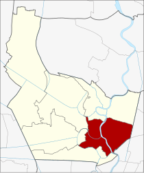 Distretto di Mueang Nonthaburi – Mappa
