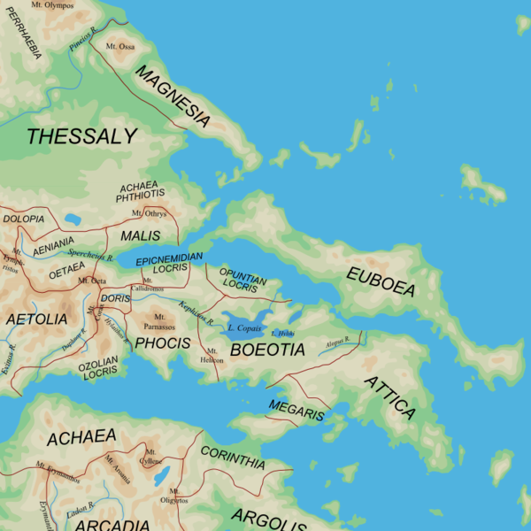 Map Of Central Greece File:ancient Regions Central Greece.png - Wikimedia Commons