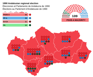 Elecciones al Parlamento de Andalucía de 1990