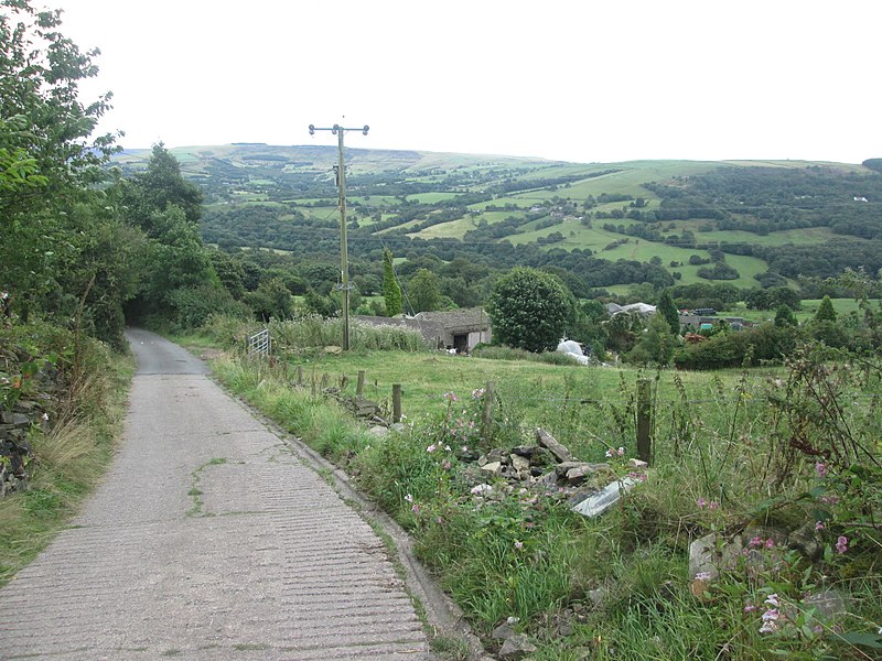 File:Approaching Lumn Farm - geograph.org.uk - 4123193.jpg