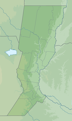 Voir sur la carte topographique de Santa Fe