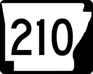 <span class="mw-page-title-main">Arkansas Highway 210</span> State highway in Arkansas, United States