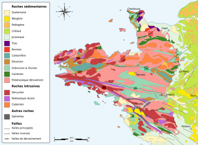 massif armoricain histoire - Image