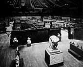 Interior view of the exhibition, 1913, New York City