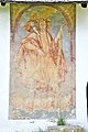 English: Painting of Saint Christopher on the south wall of the subsidiary church Saint Anna Deutsch: Fresko des Heiligen Christophorus an der Süd-Wand der Filialkirche Heilige Anna