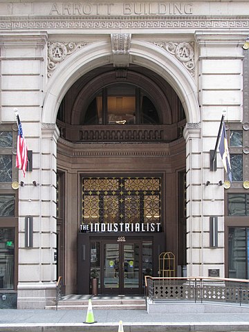 Entrance to the Arrott Building