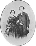 Paul Sinner und Wilhelmine Kienle als Hochzeitspaar (1864)
