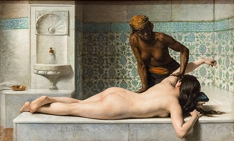 File:Augustins - Le Massage. Scène de hammam - Edouard Debat-Ponsan 1883.jpg