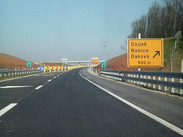 Provisional terminus near Đakovo, 2008