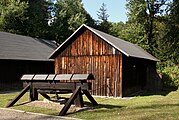 Polski: Skansen w Bóbrce - kierat pompowy