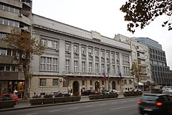 Budova ambasády v roce 2012