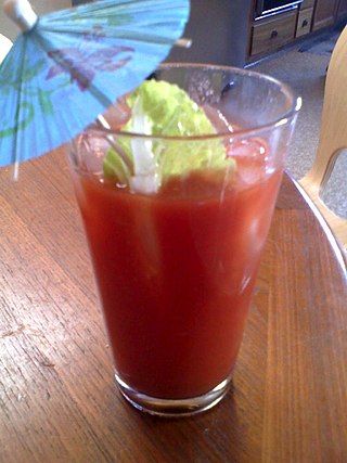 <span class="mw-page-title-main">BLT cocktail</span> Vodka cocktail with bacon, lettuce and tomato