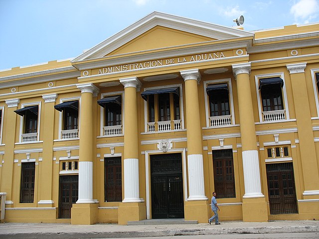 Old customs administration building in Barranquilla