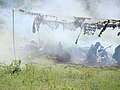 Romanian soldiers firing a AG-9 recoilles rifle (licensed built SPG-9) during a military exercise of the 191th Infantry Battalion.