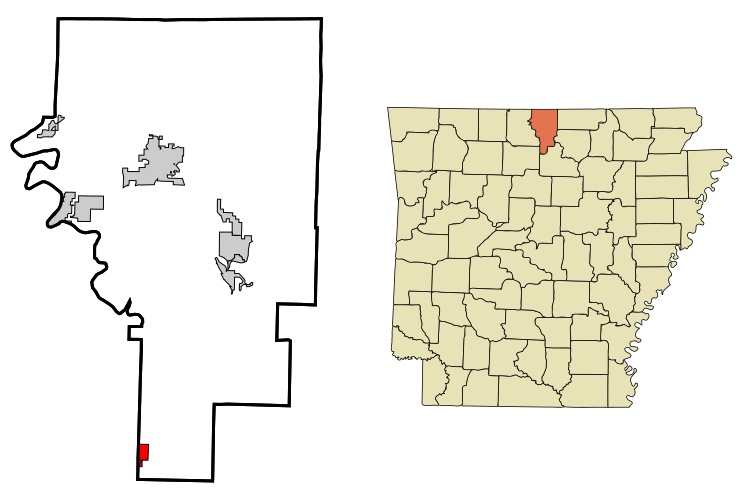 File:Baxter County Arkansas Incorporated and Unincorporated areas Big Flat Highlighted.svg