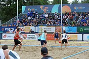 Deutsch: Beachhandball Europameisterschaften 2019 (Beach handball Euro); Tag 6: 7. Juli 2019 – Männerfinale, Dänemark-Norwegen 2:0 (25:18, 19:16) English: Beach handball Euro; Day 6: 7 July 2019 – Men's Final – Denmark-Norway 2:0 (25:18, 19:16)