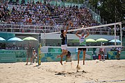 Deutsch: Beachvolleyball bei den Olympischen Jugendspielen 2018; Tag 11, 17. Oktober 2018; Jungen, Spiel um Platz 3 – Argentinien-Ungarn 2:0 (21–15/21–15) English: Beach volleyball at the 2018 Summer Youth Olympics at 17 October 2018 – Bronze Medal Match – Argentina-Hungary 2:0 (21–15/21–15)