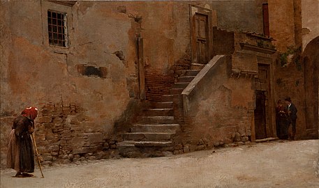 Street in Italy (c. 1889)