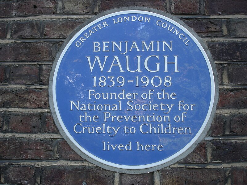 File:Benjamin Waugh blue plaque.jpg