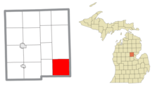 File:Bentley_Township,_MI_location.png