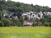 Bahnhof Bierbach aus südlicher Richtung