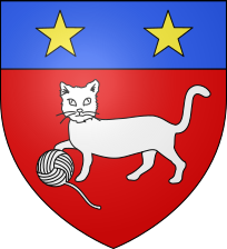 Кіт із клубком пряжі (Шален, Франція)