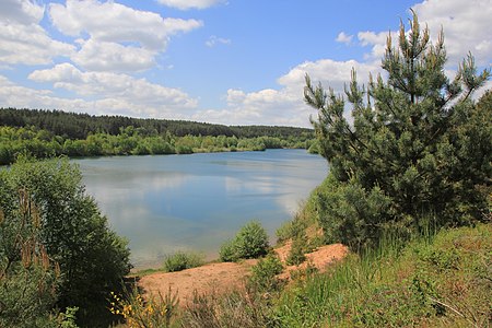 Blick auf Baggersee