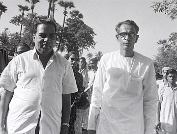 Two co-founders of Communist Party of India (Marxist). (A. K. Gopalan and Hare Krishna Konar).