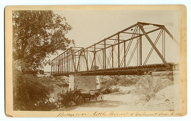 File:Bridge over little River, 3 miles out from Diaz (8387166246).jpg