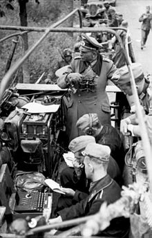 Gen. Heinz Guderian in the Battle of France at communications vehicle Bundesarchiv Bild 101I-769-0229-12A, Frankreich, Guderian, "Enigma".jpg
