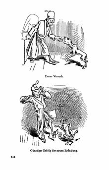 Two scenes from Monsieur Jacques à Paris während der Belagerung von 1870