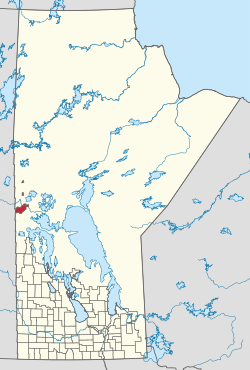 Manitoba ichida joylashgan joy