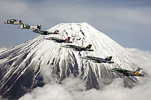 Carrier Air Wing Five aircraft in 2007. CVW-5 Apr2007.jpg