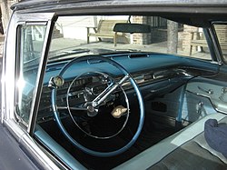 1957 Cadillac Series 62 Sedan interior