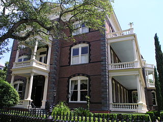 Williams Mansion Historic house in Charleston, SC USA