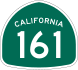 State Route 161 marker