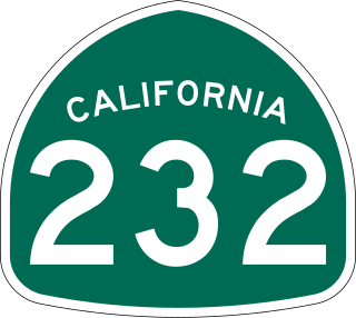 <span class="mw-page-title-main">California State Route 232</span> Highway in California