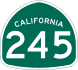 State Route 245 işaretçisi