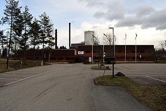 Stabsbyggnaden vid Norrtälje garnison
