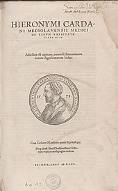 Gerolamo Cardano: Leben, Leistungen, Würdigungen