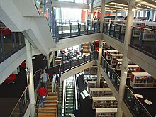 The interior of Cardiff Central Library Cardiff Library interior.JPG