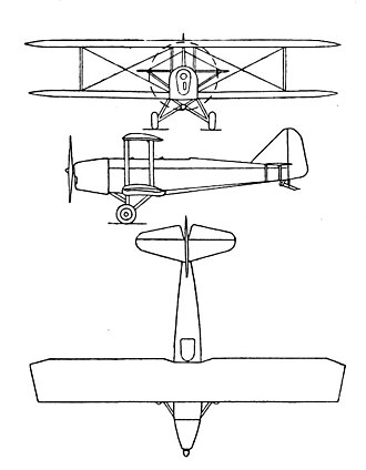 Caudron C.270 Luciole 3-vew drawing from L'Aerophile February 1938 Caudron C.270 Luciole 3-vew L'Aerophile February 1938.jpg