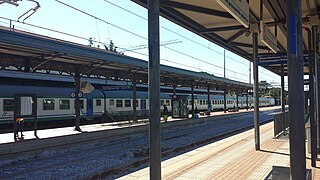 Cecina railway station Railway station in Italy